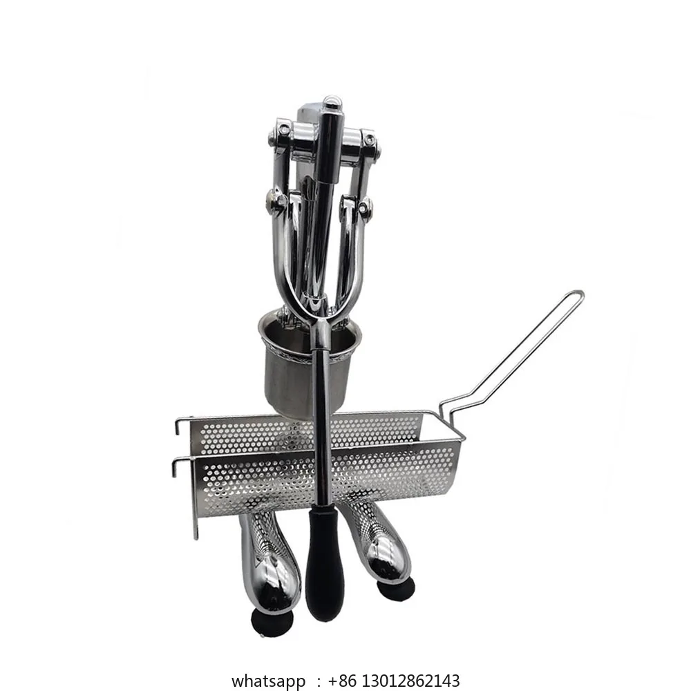 

Ultra long french fry machine made of stainless steel, with a maximum length of one foot for mashed potatoes and french fries