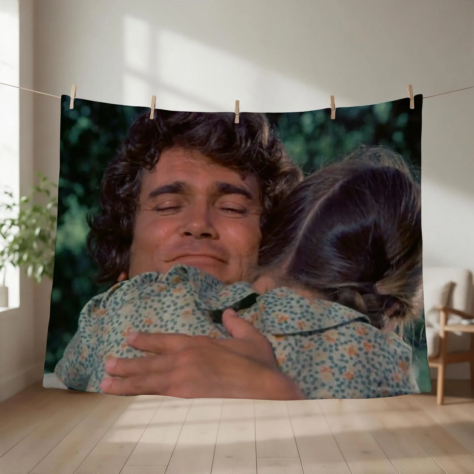 Charles Ingalls and Laura Ingalls Throw Blanket anime Luxury Throw Extra Large Throw for winter Blankets