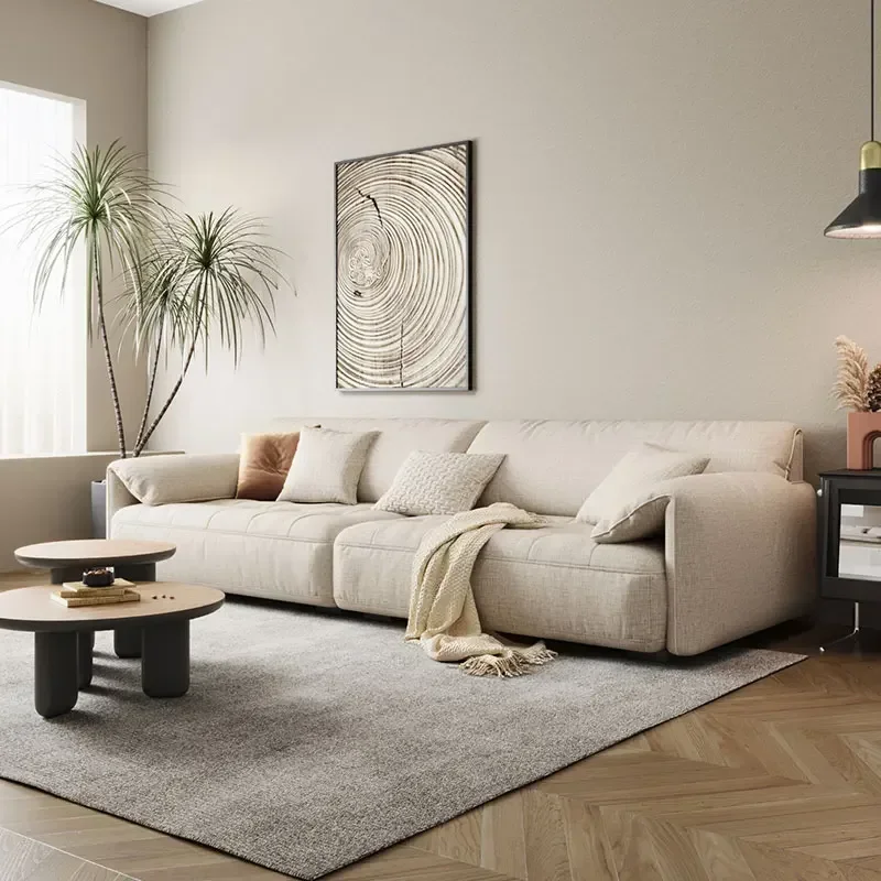 

Для отдыха в скандинавском стиле, ткань с откидной спинкой, дышащая мебель для гостиной, современные диваны-диваны