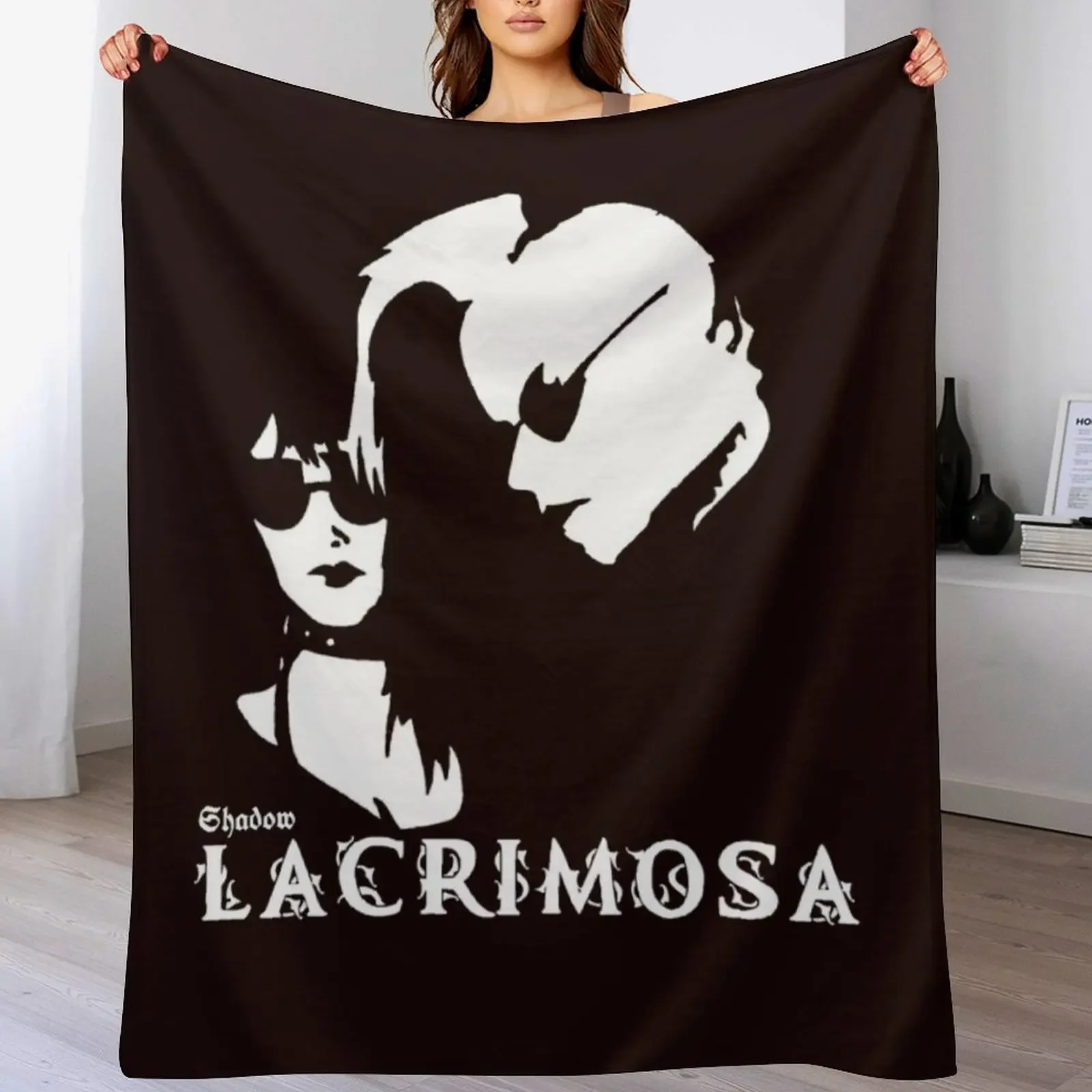 

Lacrimosa Throw Blanket Decorative Beds Bed linens Flannel Fabric warm for winter Blankets