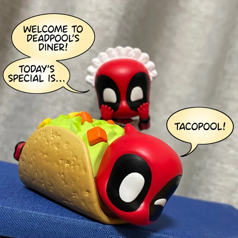 Marvel Deadpool Series Blind Box, Anime Figure Model, Mini Model Movie Toy, Animation Desktop Tide Play, Butter Decor, Fashion Gift