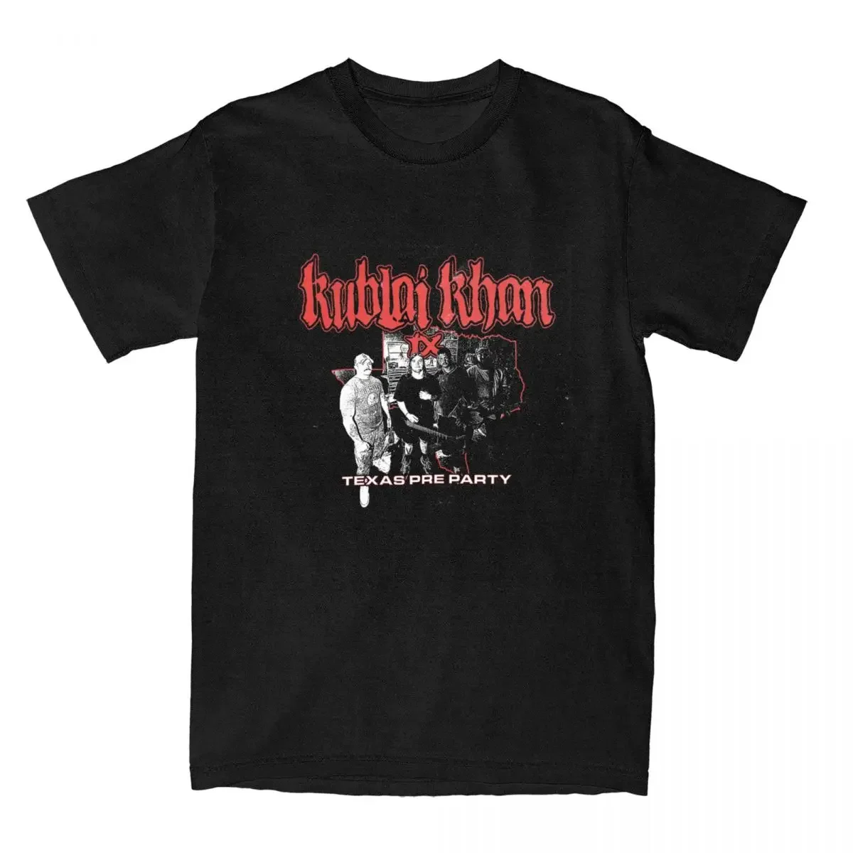 

Haikyuu T Shirt Kublai Khan Cotton T-Shirts American Metalcore Band Hip Hop Tshirt for Men Beach Y2K Short Sleeve Tees