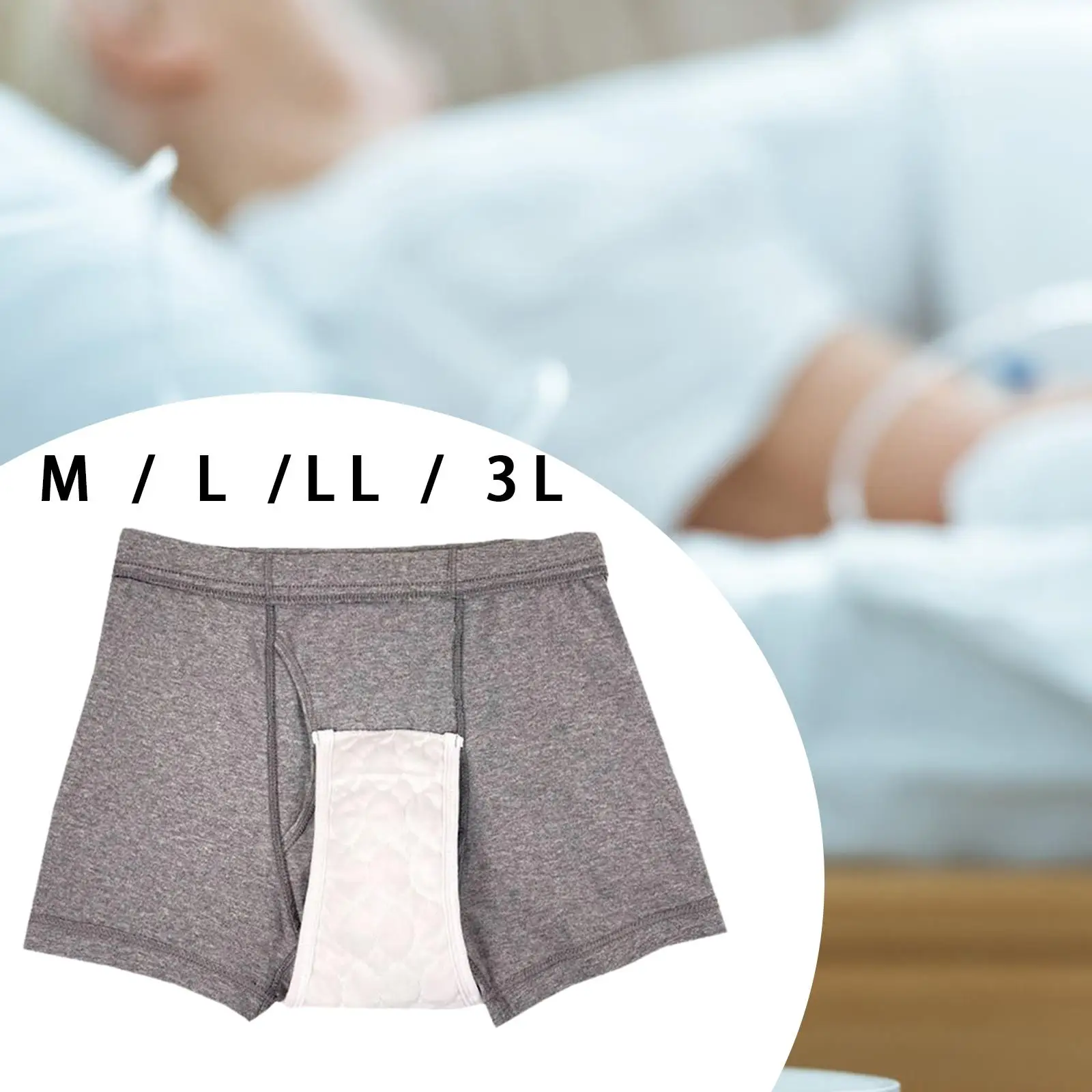 

Adult Men Diaper Pants Washable Leakfree Seniors Adult Cloth Diaper Cover