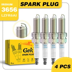 4PCS Iridium Spark Plug 3656 NGK LZFR6AI For Mitsubishi Eclipse Grandis LANCER Eclipse Galant Outlander Peugeot 308 407 Citroen