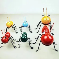 Creative Iron Ant Ornament Garden Home Ornament Simulation Ant Wall Hanging Home Decoration Crafts Outdoor Garden Decoration
