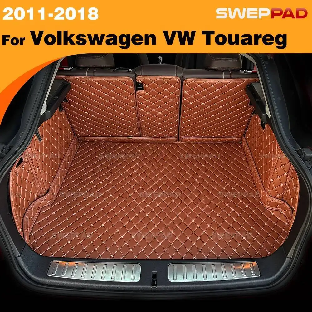 

Для Volkswagen (VW) Touareg 2011-2018 17 16 15 14 13 12 Автоматический коврик для багажника с полным покрытием, автомобильный багажник, аксессуары для интерьера