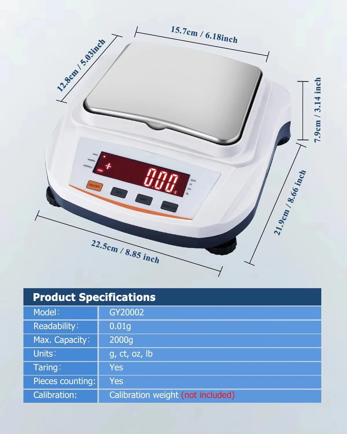 5kg Precision Jewelry Scale 0.01g Lab Digital Electronic Analytical Balance CE Certified 2kg Kitchen Weighing Scales