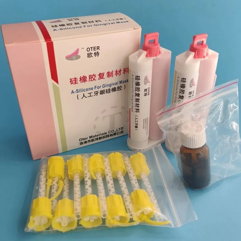 50ml/Pc Dentistry Supplies A-Silicone for Gingival Mask Duplication Silicone Material Oral Impression Copy Modulo Dental Lab view 2