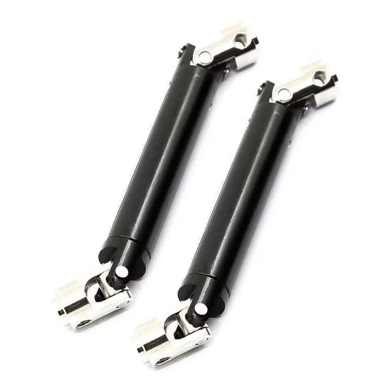 2PCS Aluminum Middle Drive Shaft for 1/10 HSP SCX10 D90 94180 RGT18000 RC Crawler Car Parts