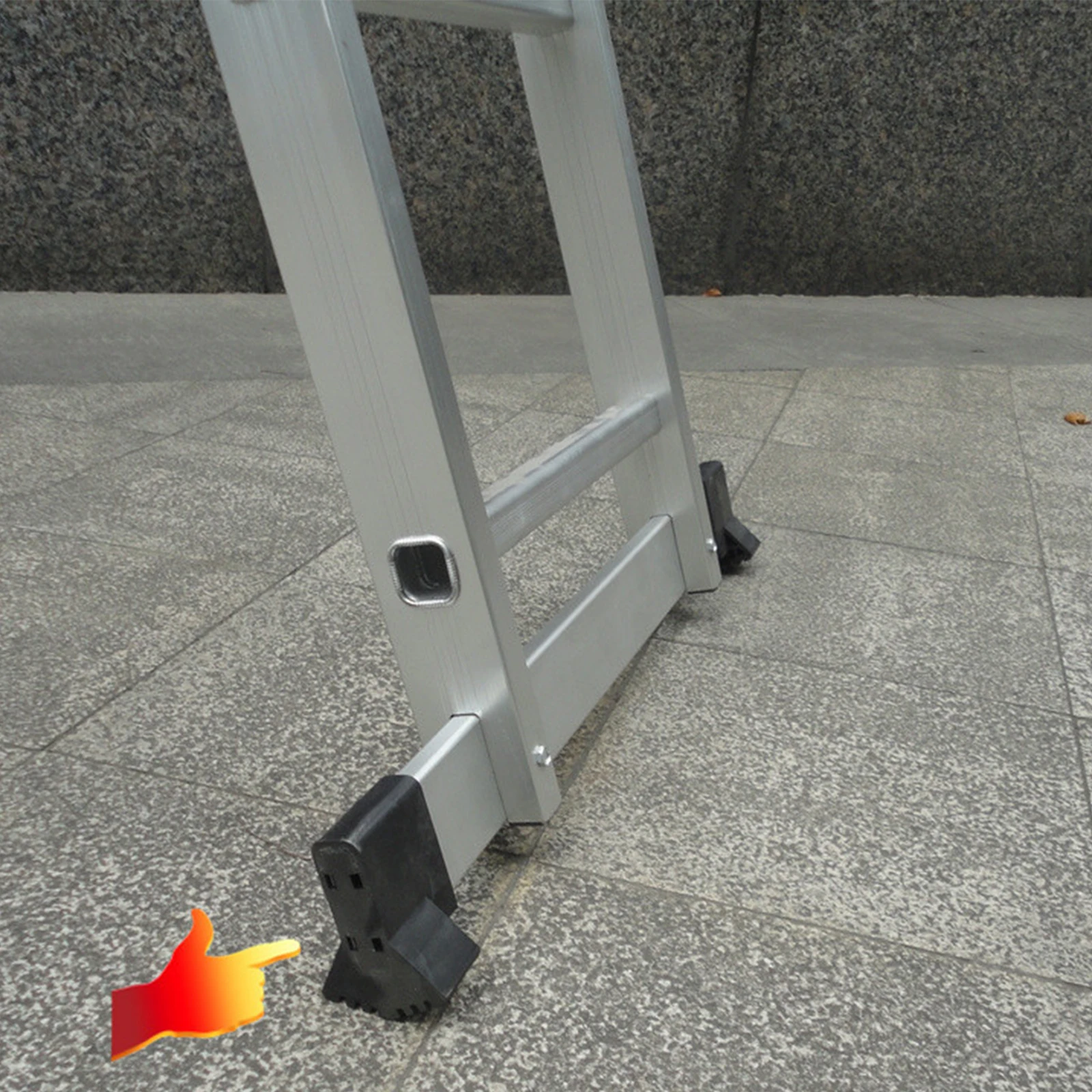 Telescoping Ladder Balance Bar Multipurpose Portable High Performance with Ladder Feet Covers for Telescoping Ladder Accessories