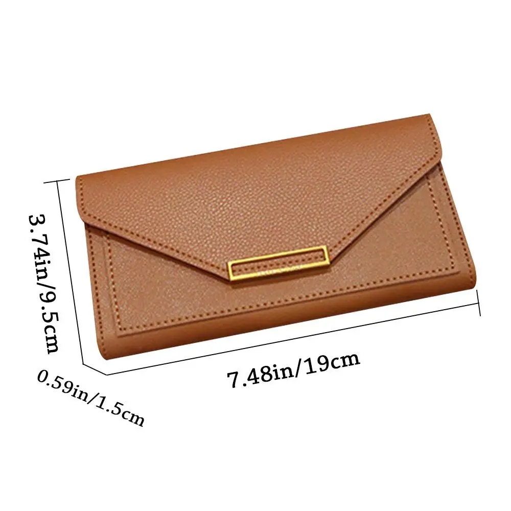 5 Colors Long Wallets For Women Fashion PU Leather Hasp Wallet Lady Money Bag Purse Clutch Phone Pocket