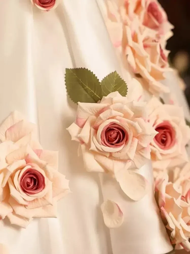 Vestido de noche con apliques de actuación para niños, fiesta de cumpleaños de boda, vestido de niña de flores