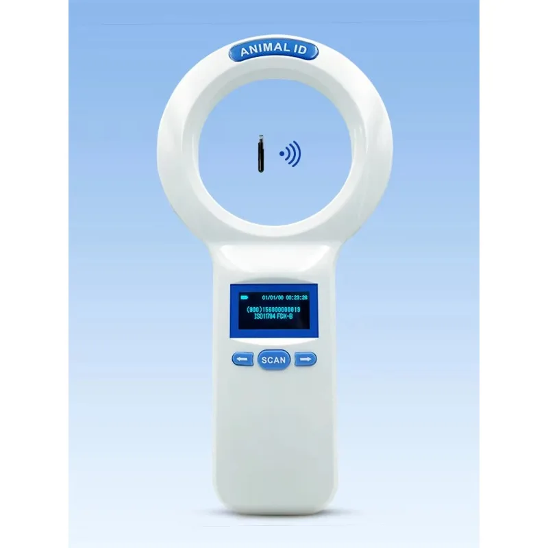 ошейник с чипом Animal RFID Reader 134.2KHz 125KHz USB/Bluetooth Pet Dog Microchip Scanner FDX-B Glass Chip Recognition Tag Read