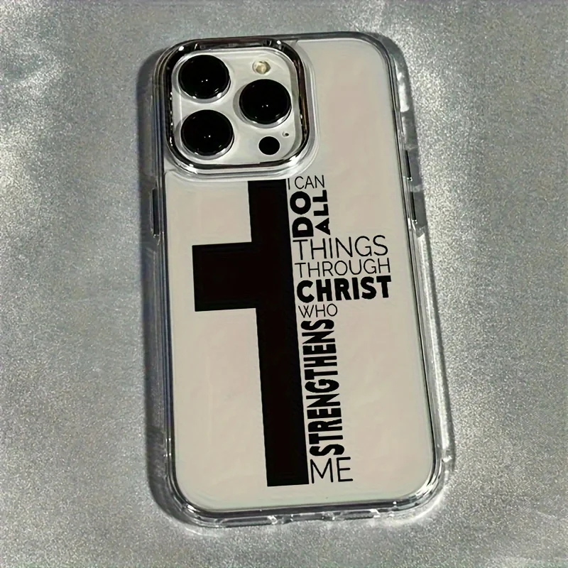 

Design of inspiring quotes phone case for iPhone 17 16 15 14 13 12 11 Pro/ Max/Plus shock-proof rear cover anti-fingerprint