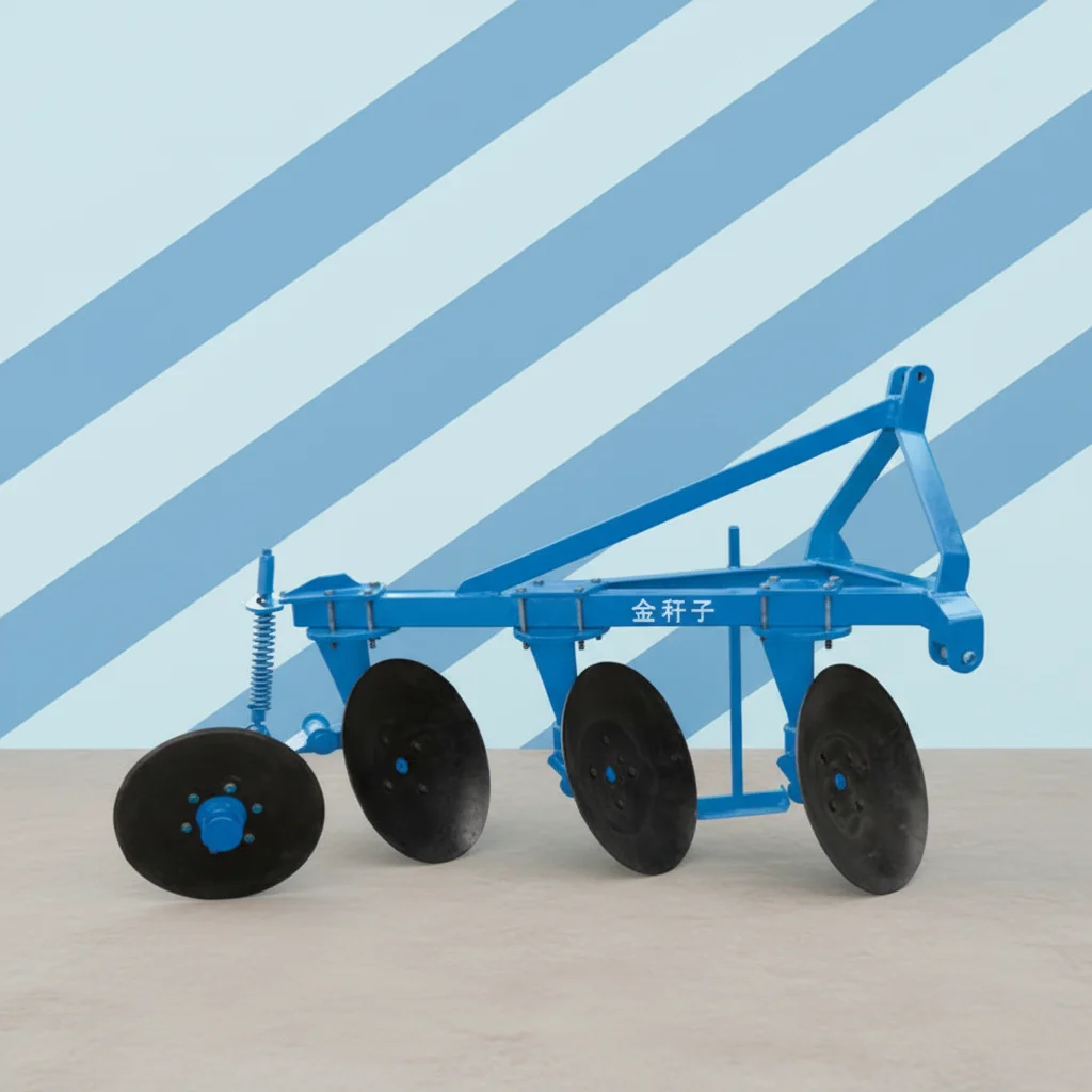 【Hot】Brand New Jeegee DP26-4 High Productivity Diesel-Powered 40HP Disc Plough 4+1 Shanks for Agricultural Cooperatives Tractor