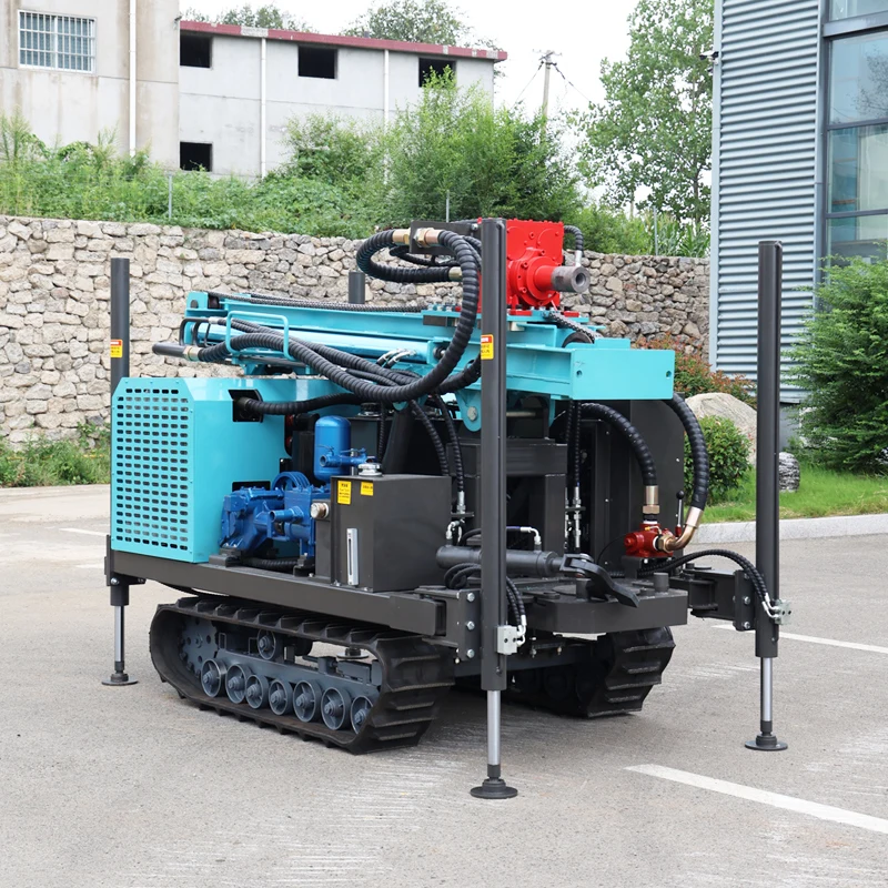 Customized Civil Engineering Test Rig Diesel Powered Trailer Mounted Heavy Duty Deep Borehole Machine