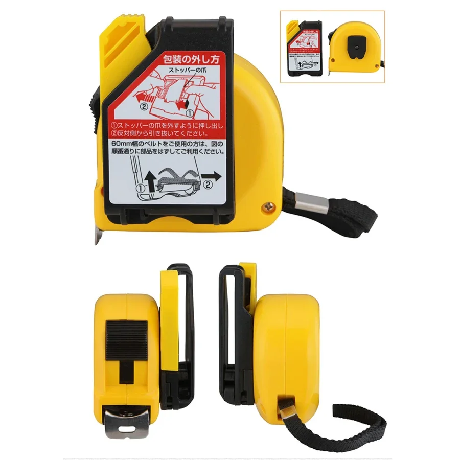 TAJIMA Double-sided Scale Tape HILOCK Steel Tape Measure 2/3/5/5.5/7.5/10m High Precision Thickened Wear-resistant 1001 Series image 4