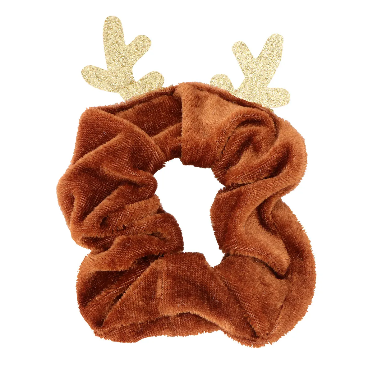 

Stretchy Christmas Ropes Washing Face Rings Eco-Friendly Cloth Material Bright Color Fashionable Rope For Women Elk Antler Hair