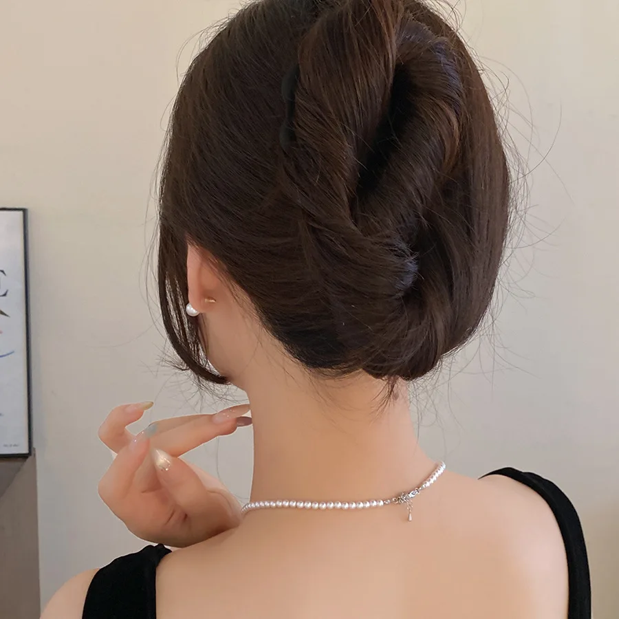 Pettini forchetta per capelli a forma di U in metallo Semplice parte posteriore della testa Clip per capelli Pettini laterali per capelli Updo Bastoni per capelli Strumento per lo styling dei capelli Ornamento Z