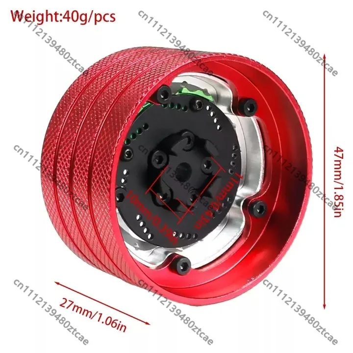 RC Transmitter Aluminum Alloy Steering Wheel Metal Servo Wheel Upgrade Replacement Spare Parts For RC Model Remote Controller