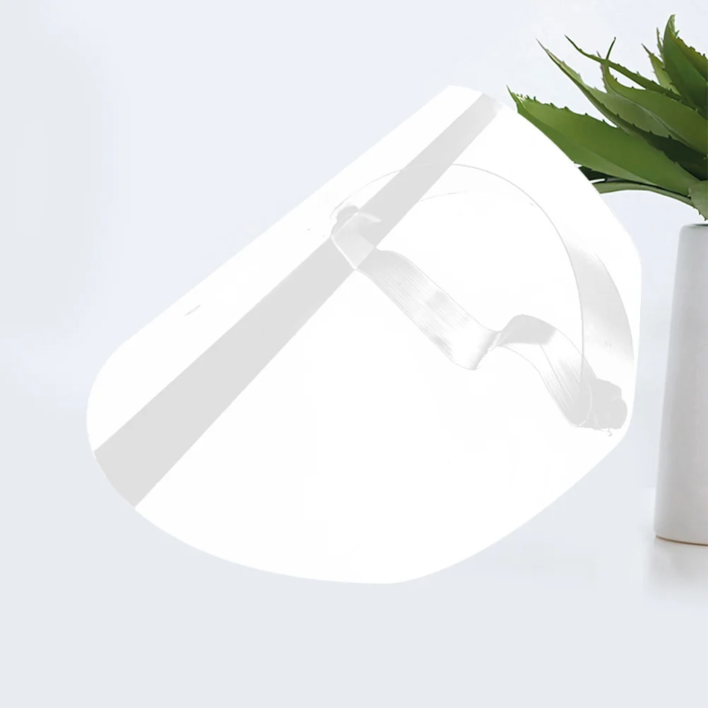 

2pcs Transparent Guard Durable Spittle Baffle For Home Outdoor Use Cooking Protective Mask Health Face Guard Care