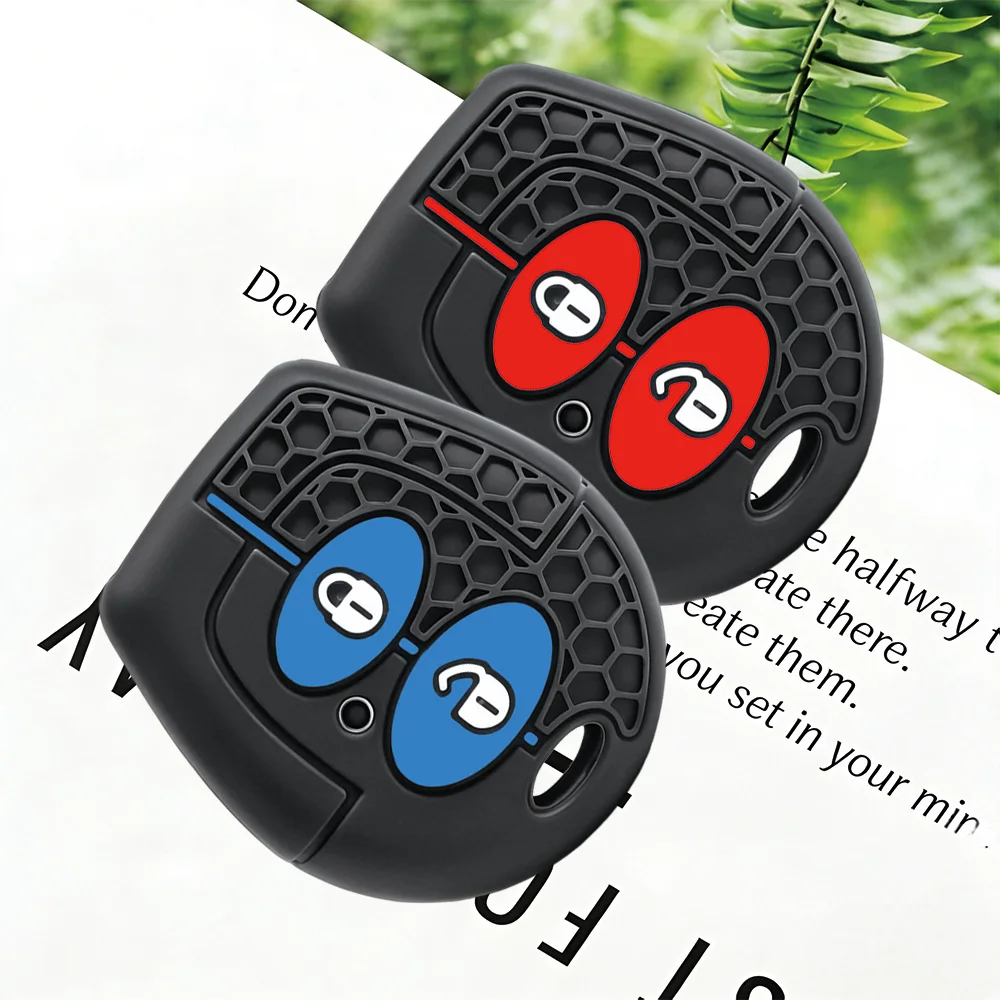 Honeycomb Texture Remote Key Protector for Skoda Octavia Mk1 VW Fox Seat Cordoba Leon Sate Mc1 Ibiza 6L, Shockproof