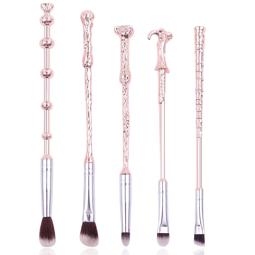 5Pcs/set Movie Inspired Profession Makeup Brush Set Magic Wand Eye Shadow Brush Beauty Cosmetics Brush Tool Makeup Set Hot