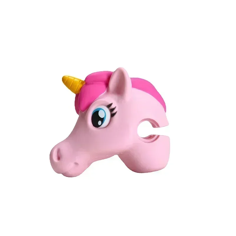 1Pc Unicorn Head Toy For Children Bicycle Decoration Scooter accessori per bici manubrio regali di compleanno per bambini