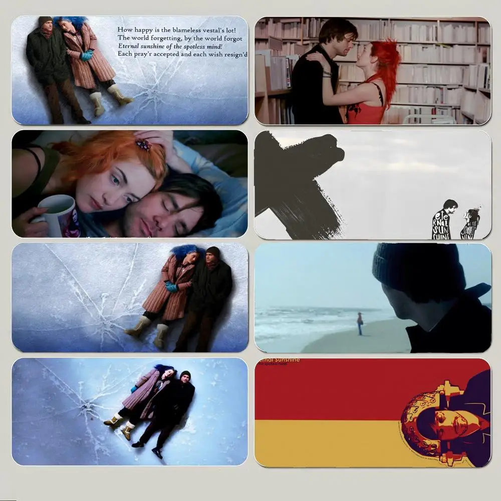 Romantic E-Eternal Sunshine Of The Spotless Mind Mouse Pad Large Gaming Mousepad with Thick Stitched Edge Non-Slip Desk Mat