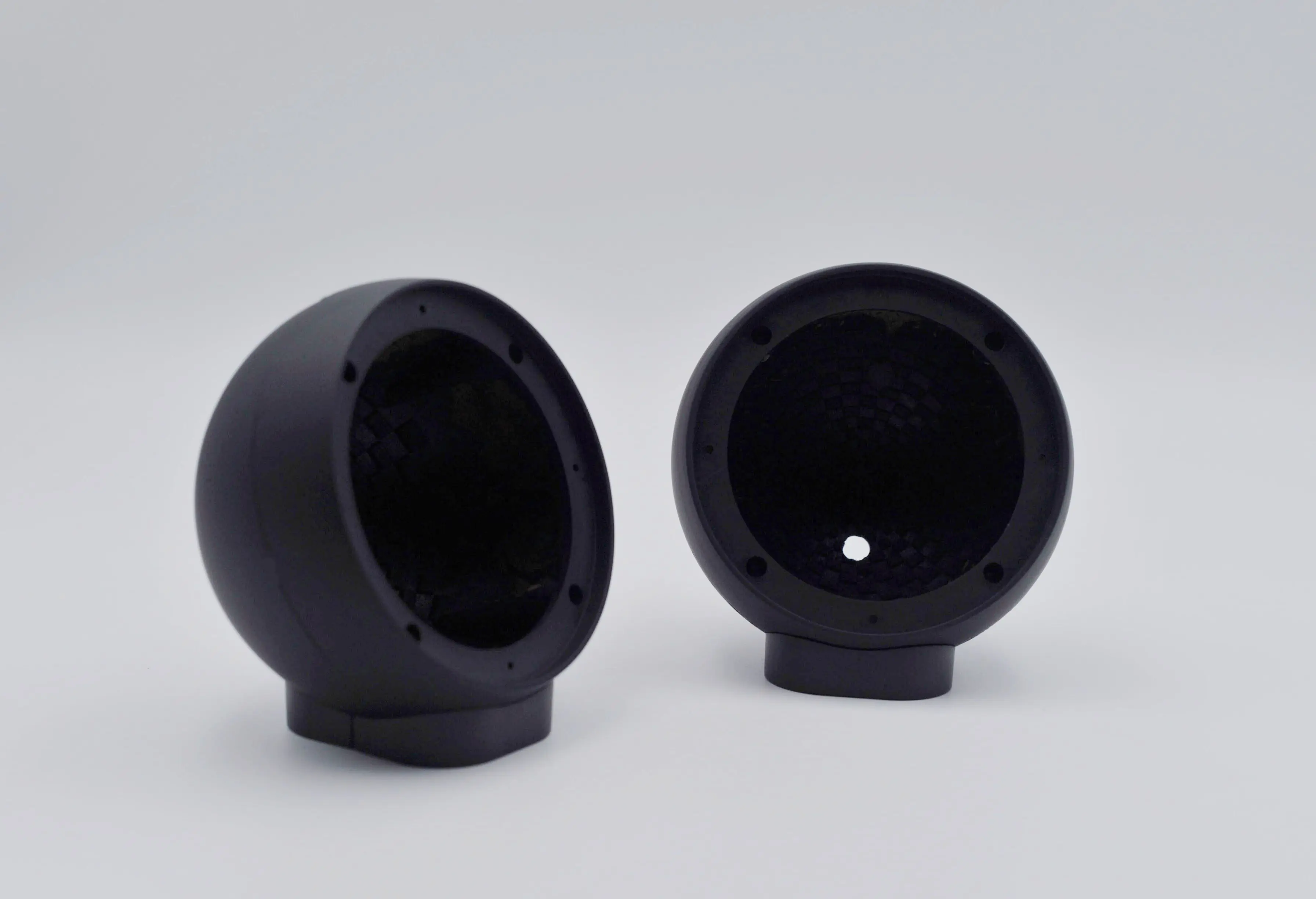 2pcs Car Audio Speaker Three-way Speaker Bracket 3.5-inch Mid-range Speaker Base Free of Inverted Mold Non-destructive Bracket