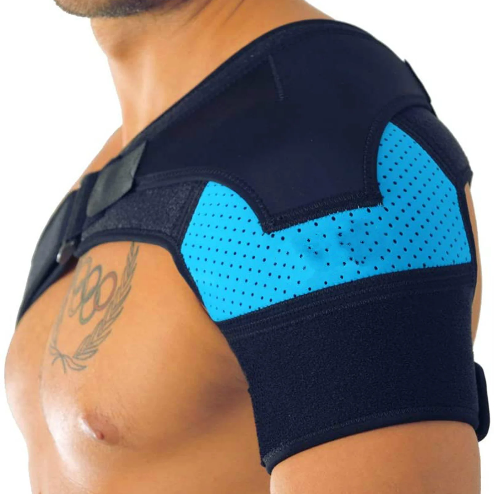 Adjustable Shoulder Brace for Men Women Support Sleeve Wrap for AC Joint Upper Arm Rotator Cuff Dislocated Sholder Relieve