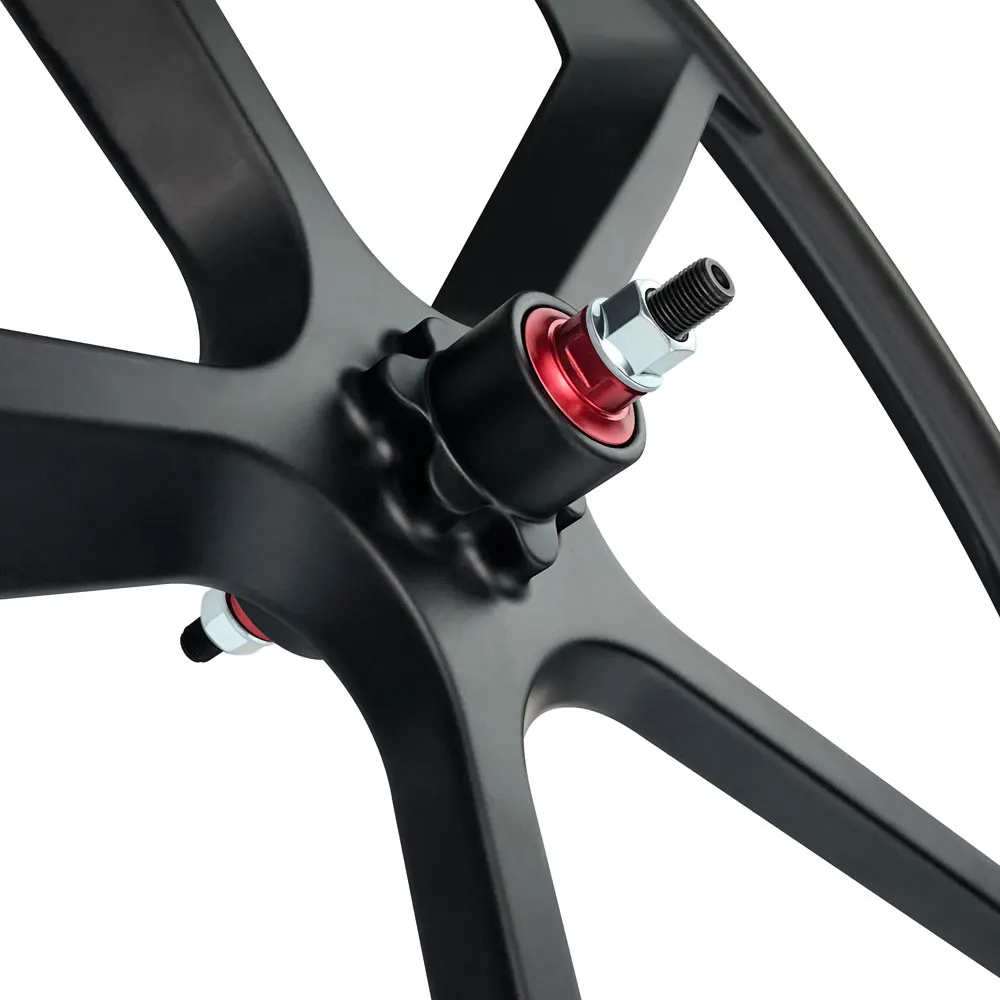 自転車ホイール 700C Vブレーキ マグネシウム合金 5スポーク シングル