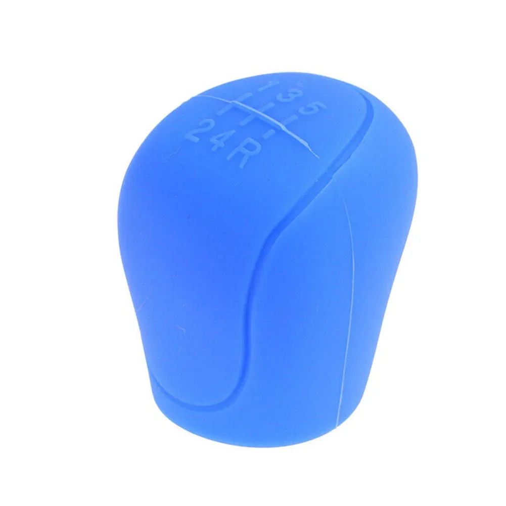 Manual 5 Speed Car Gear Shift Knob Cover Silicone Gear Protector Sleeve Compatible with Manual Transmission Vehicles