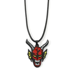 Hellfire Club Mask Keychain Stranger Things 4 Necklace Cosplay Costumes Alloy Unisex Jewelry Accessories Prop Fans Gift