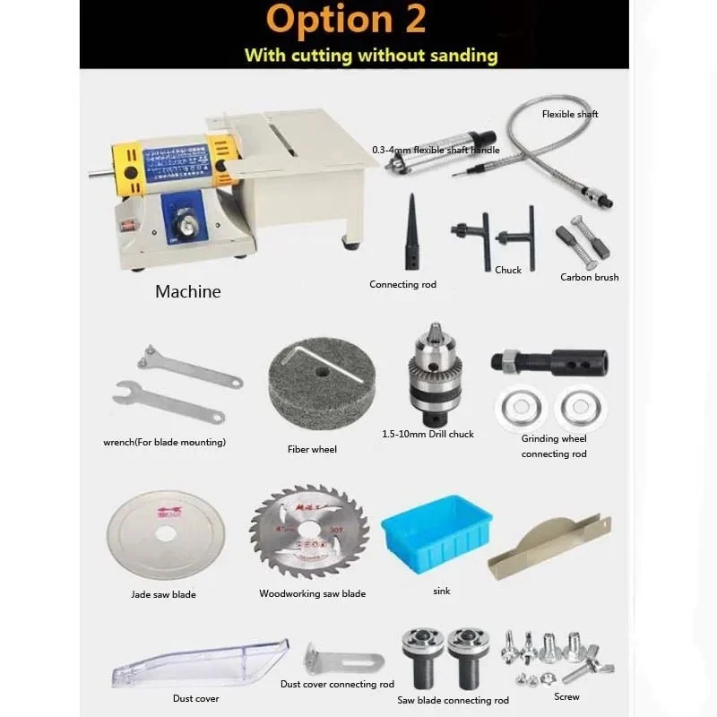 Free Ship Multifunction Mini Table Saw Stone Polisher Jade Engraving Machine Grinding machine Table Saws Jade Cutting machine fa