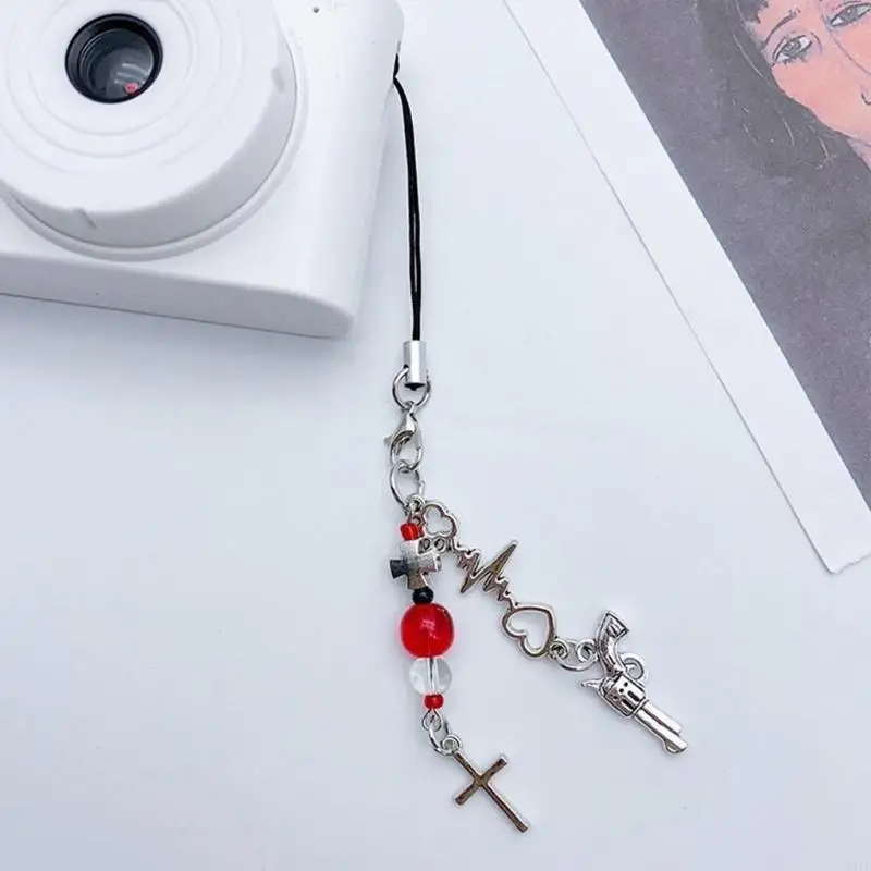 

Colorful Star Phone Lanyard Handmade Beaded Strap Unisex Backpack Accessory