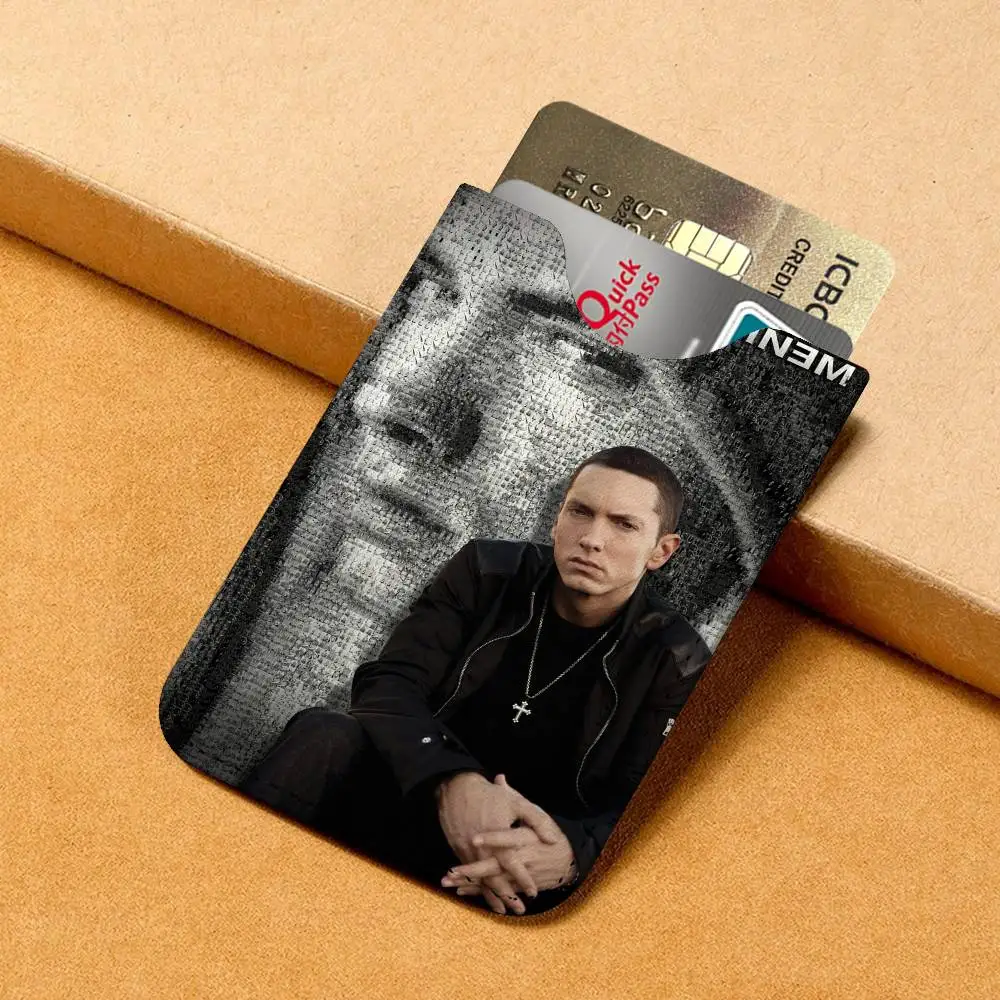Super Rapper Eminems Card Protect Credit Bank Card Holder Case Slim Wallet Protector for Men Travel Shopping