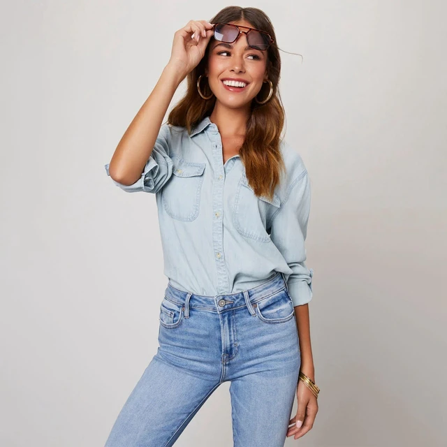 Solid color western shirts hot sale
