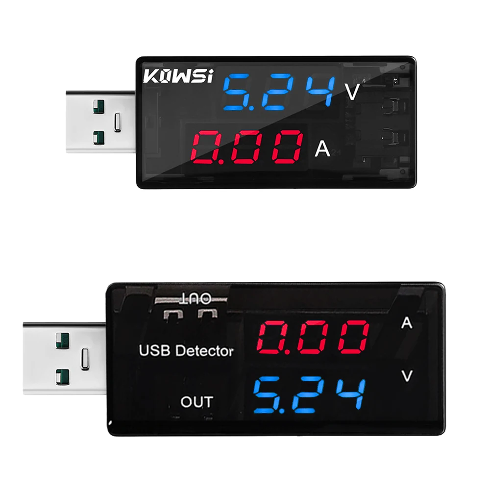 USB Charger Tester Doctor Voltage Current Meter Voltmeter Ammeter Battery Capacity Tester Mobile Power Detector