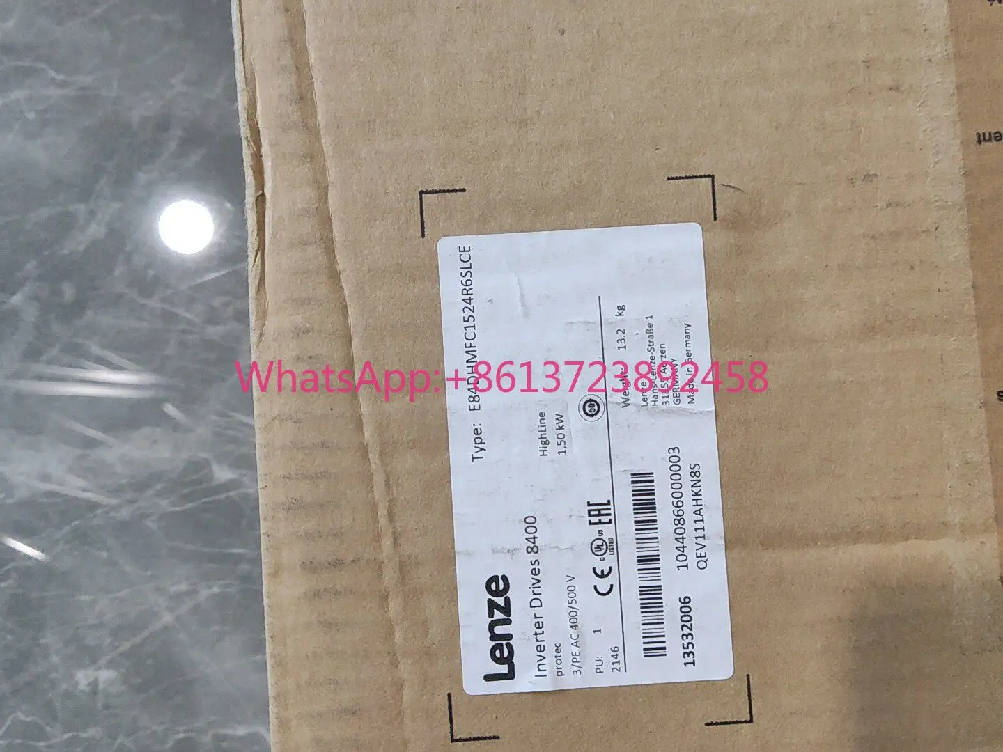 Lenze E84DHMFC1524R6SLCE inverter, high quality