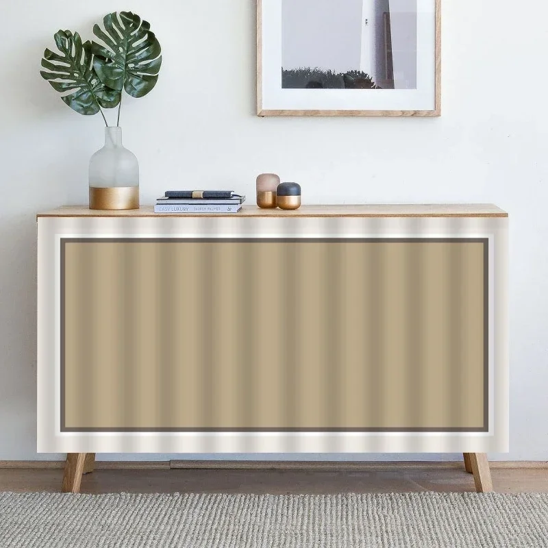 Wardrobe Dustproof Half Curtain Bookshelf Non Perforated Self-adhesive Kitchen Cabinet Protective Curtains Household Items 찬장 커튼