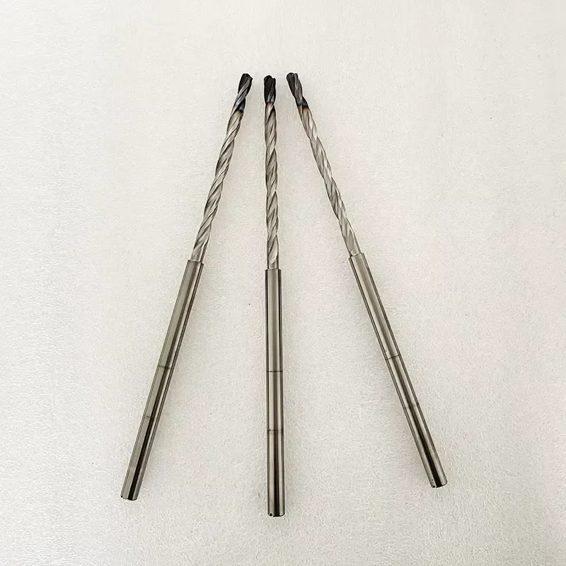 High-Precision Long Carbide Twist Drill Bits for Metal Cutting & CNC Slot Machining