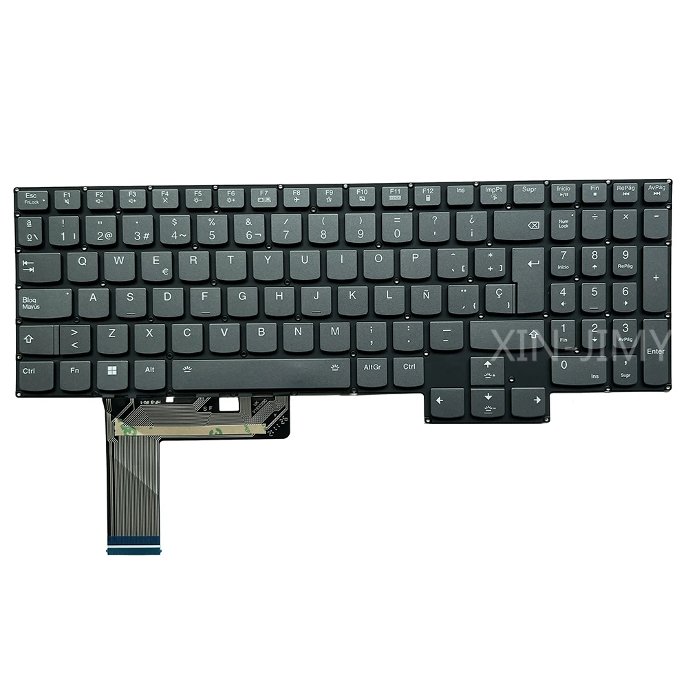 82N6 Spanish Backlit Keyboard for Lenovo Legion 7 16ITHg6 16ACHg6 7-16ITHg6 7-16ACHg6 82K6 P05SYPERKEY-SP SN21B45029 RGB 24 Pin