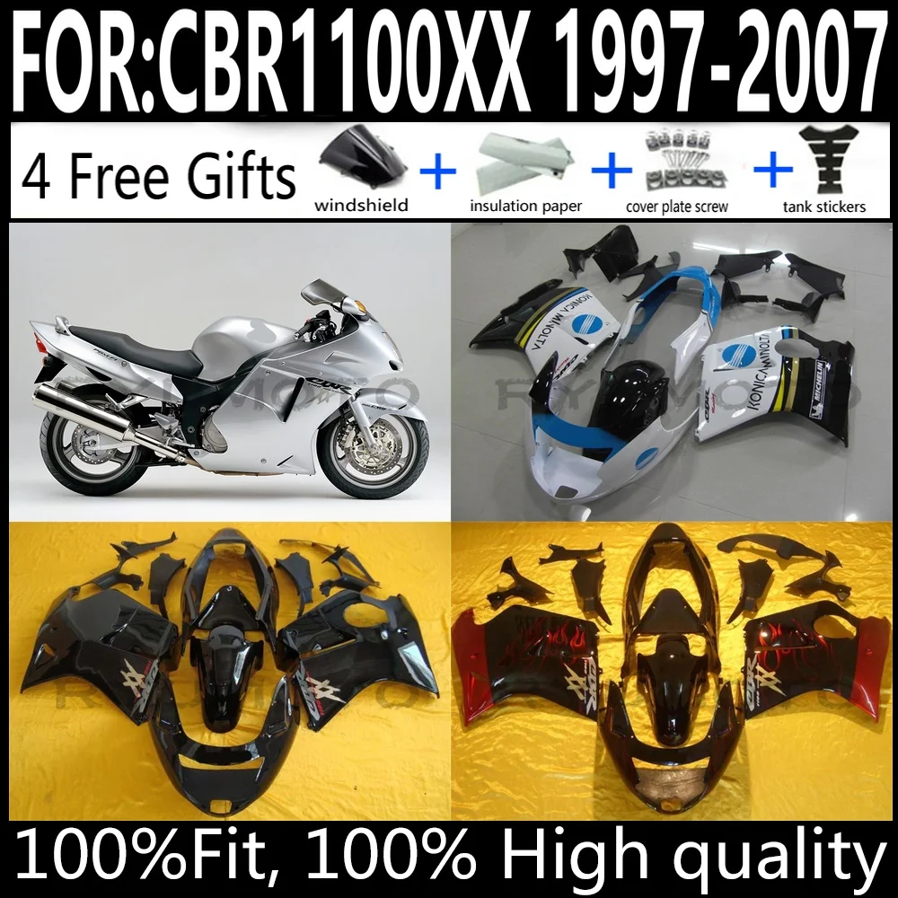 

Injection Molded ABS Fairing Kit For Honda CBR1100XX 1997-2007 Bodywork Cowling Set High Quality Factory Direct Fitment