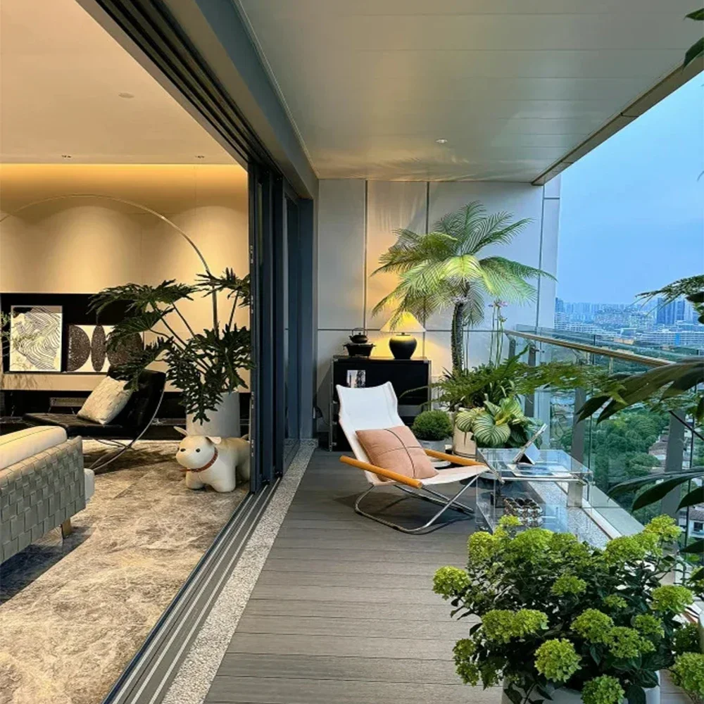 Sixinalu Sliding Doorl Thermal Break Aluminum Doors With Shutter Front Double Glass Exterior Interior Garden Custom Home Decor