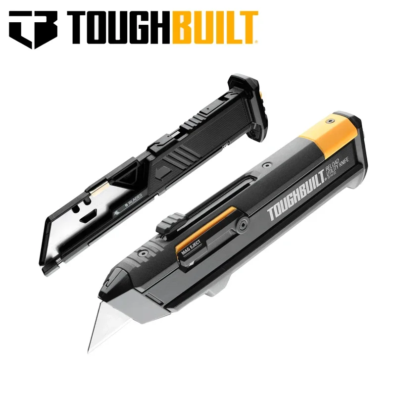 TOUGHBUILT Heavy duty art knife, magazine changing knife, magazine cutting knife, channel wallpaper knife TB-H4S2-03-R
