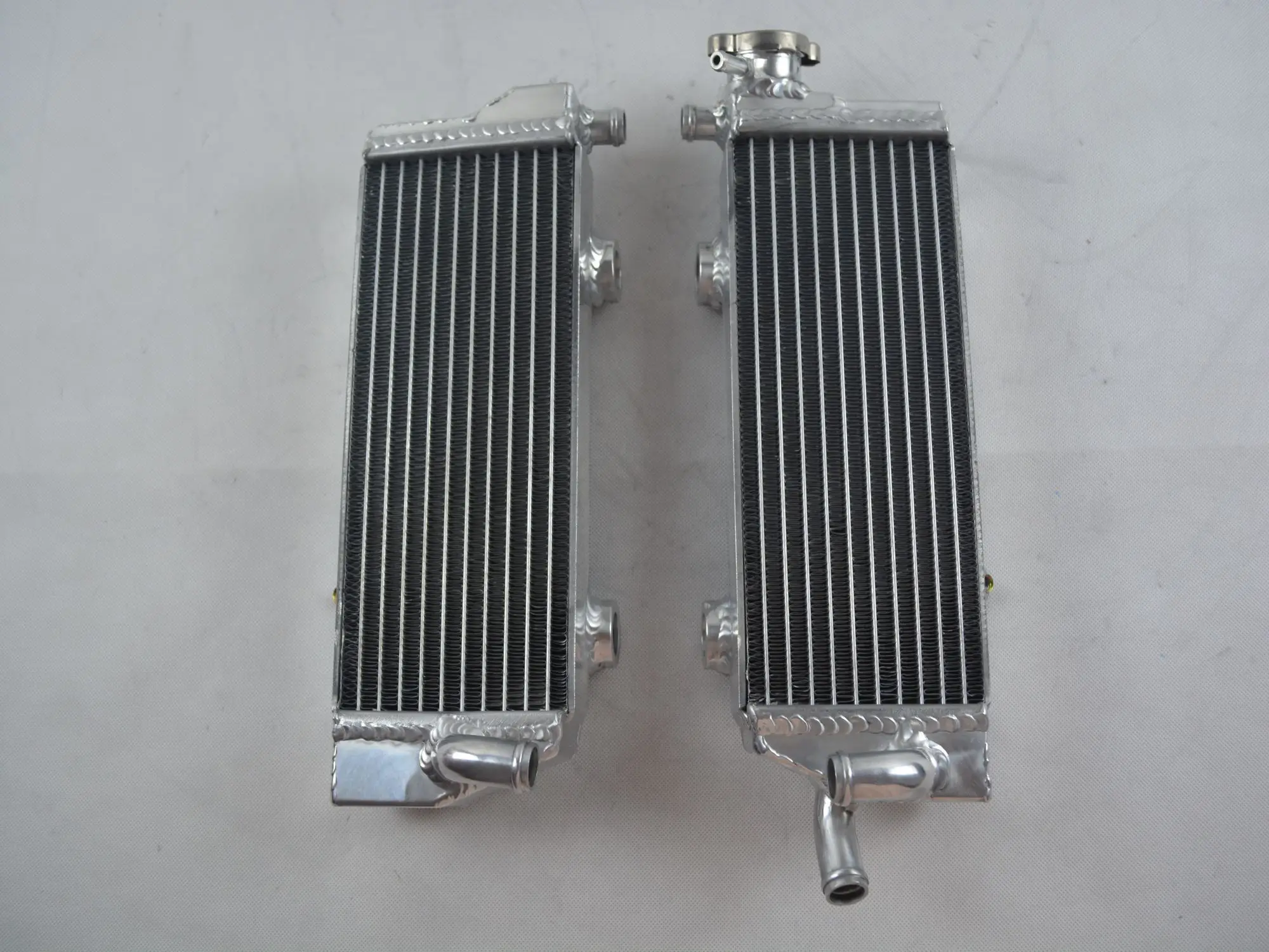 For 2008-2016 KTM 125/150/250 SX/XC/EXC/XC-W Aluminum Radiator Cooler Cooling Coolant 2008 2009 2010 2011 2012 2013 2014 2015