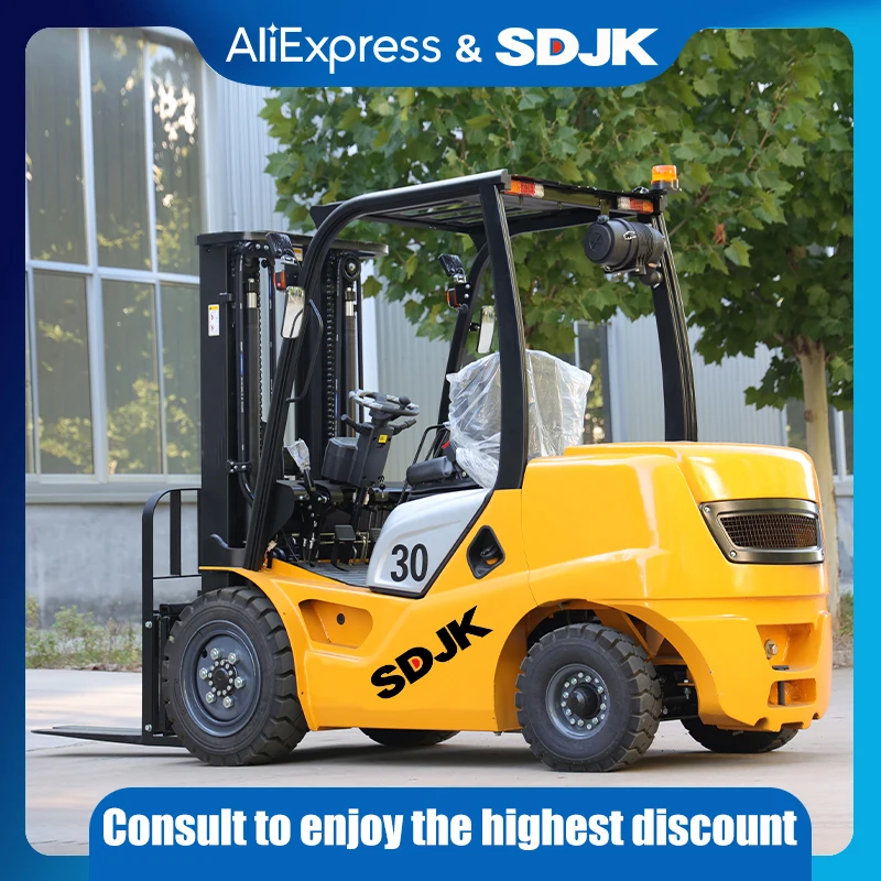 

2-ton small forklift made in China 3-ton 4-ton diesel powered farm household counterweight forklift Customized ISO certification