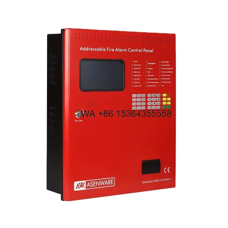 Wmwmnu for Wireless Fire Alarm System Addressable Control Panel 1 Loop 250 Points Smart