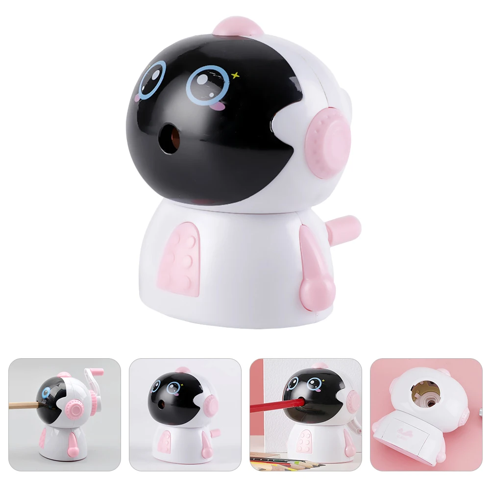 1Pcs Lovely Pencil Sharpener Space Man Style Small Portable Plastic Metal Material Birthday New Year Gift